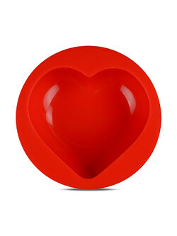 แม่พิมพ์ซิลิโคน พิมพ์สบู่ พิมพ์วุ้น พิมพ์ขนม รูปหัวใจ(เล็ก) 17*18.6*4.5 cm.