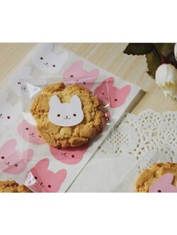 สติ๊กเกอร์ติดปากถุง 12 ดวง/แผ่น