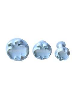 ที่พิมพ์ลายฟองดองท์ พิมพ์กดคุกกี้ รูปผึ้ง 3 ชิ้น/แพ็ค