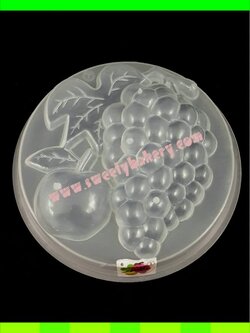 แม่พิมพ์ขนม แม่พิมพ์วุ้น แม่พิมพ์พลาสติก แม่พิมพ์วุ้นปอนด์ รูปองุ่น 20 cm.ลายที่ 1006