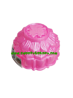 แม่พิมพ์ขนม แม่พิมพ์วุ้น แม่พิมพ์พลาสติกสองชั้น ทรงกลม รูปดอกไม้ เบอร์ 10