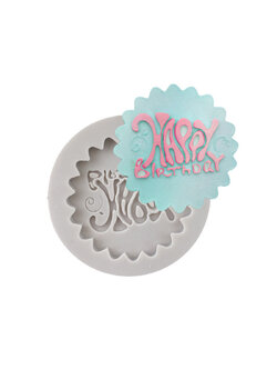 โมล พิมพ์ซิลิโคน รูป Happy BirthDay