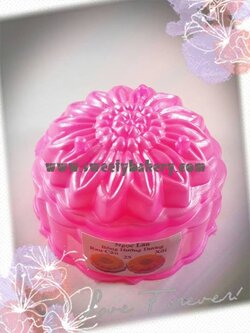 แม่พิมพ์ขนม แม่พิมพ์วุ้น แม่พิมพ์พลาสติกสองชั้น รูปดอกไม้ เบอร์ 25