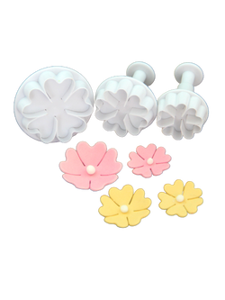 ที่พิมพ์ลายฟองดองท์ พิมพ์กดคุกกี้ love spring 3 ชิ้น