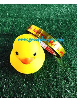 เทปแฟนซี ลาย Daily Fresh สีแดง (50 หลา)