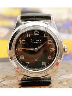 นาฬิกาเก่า BULOVA ไขลานสองเข็มครึ่ง