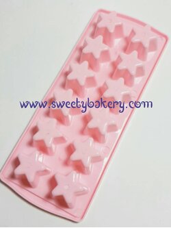 แม่พิมพ์ขนม แม่พิมพ์วุ้น แม่พิมพ์พลาสติก รูปดาว 12 ช่อง (สีเลือกไม่ได้นะคะ แล้วแต่ล็อตของโรงงาน)