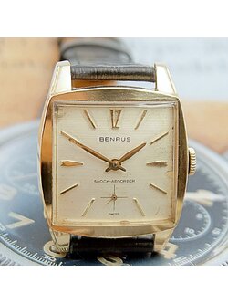 นาฬิกาเก่า BENRUS ไขลานสองเข็มครึ่ง