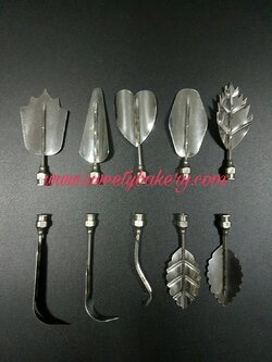 หัวเข็มทำวุ้น 3 มิติ Set H (10 ชิ้น/เซต)