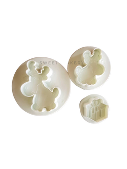 ที่พิมพ์ลายฟองดองท์ พิมพ์กดคุกกี้ Christmas 3 ชิ้น/แพ็ค