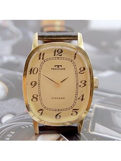 นาฬิกาเก่า TECHNOS ไขลาน