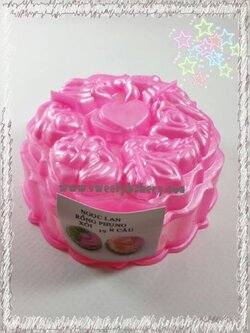 แม่พิมพ์ขนม แม่พิมพ์วุ้น แม่พิมพ์พลาสติกสองชั้น ทรงกลม เบอร์ 19