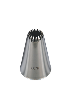 หัวบีบ ไซส์พิเศษ เบอร์ 867K (นำเข้าเกาหลี) CLOSED STAR TUBES