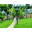 ไฟปักสนามโซล่าเซลล์ ทรงญี่ปุ่น 1 led (แสง : เหลืองวอมไวท์) (1 เเถม 1)