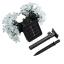 Waterproof solar panel powered string light in flower shapes for outdoor decoration (Mixed 4 colors)
