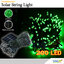 ไฟกระพริบโซล่าเซลล์ 200 LED (8 ฟังก์ชั่น) (เเสง : สีเขียว)