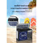 วิทยุโซล่าเซลล์ พร้อมลำโพง มี FM & MP3 ขนาดพกพา (สีน้ำเงิน)