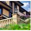 โคมไฟหัวเสาโซล่าเซลล์ + AC ทรง Grand เเบบที่ 2 (สีดำ) (เเสง : ขาว + เหลืองวอมไวท์) (45 cm.)