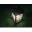 ไฟห้อยโซล่าเซลล์ ทรงสี่เหลียม สีดำ 30 SMD LED (แสง:เหลืองวอมไวท์)