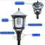 โคมไฟหัวเสาโซล่าเซลล์ 2,000 lumens (แสง:ขาว)