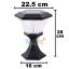 โคมไฟหัวเสา ทรงหกเหลี่ยม 8 Super SMD LED (เเสง : ขาว)