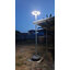 โคมไฟโซล่าเซลล์ UFO ทรงกลม รุ่นทรงรังผึ้ง (เปิดได้ 3 แสง)