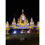 ไฟสปอตไลท์โซล่าเซลล์ 300 Watt กล่องสีน้ำตาล (เปิดได้ 3 แสง)