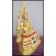 พระพุทธชินราช3นิ้ว ลงรักปิดทองแท้ ออกโดยวัดใหญ่ รหัส0147