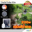 โคมไฟตุ้มโซล่าเซลล์ รุ่น 200w. (กล่องสีน้ำตาล) (เปิดได้ 3 แสง)