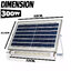 โคมไฟอเนกประสงค์ซล่าเซลล์ หลอดยาว 60 LED + Motion Sensor (แสงขาว)
