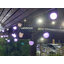 ไฟกระพริบโซล่าเซลล์ รูป ปิงปอง 18 ชิ้น แบบแขวนราว (เเสง : เหลืองวอมไวท์ + หลากสี)