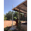 เสาไฟสนาม เหล็กพ่นสีขาว สูง 4 เมตร (ปลาย 3 นิ้ว)