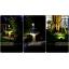 สปอร์ตไลท์ปักสนามโซล่าเซลล์ 7 LED(super bright) (เเสง : เหลืองวอมไวท์)