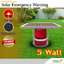 ไฟไซเรนพลังงานแสงอาทิตย์ (แสง: สีแดง) 5 watt