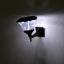 โคมไฟกิ่งโซล่าเซลล์ 8 Super SMD LED ทรง หกเหลี่ยม (เเสง : ขาว)(1 แถม 1)