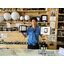 ไฟตั้งพื้นโซล่าเซลล์ ทรงลูกบาศก์ 1000 Lumen + Motion sensor (เเสง : เหลืองวอมไวท์)