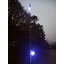 โคมไฟตุ้มโซล่าเซลล์ แบล็คไลท์ 150w. (แสงล่อแมลง)(แสงสีฟ้าน้ำทะเล)