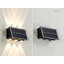 โคมไฟผนังโซล่าเซลล์ LED ส่องบน-ล่าง รุ่นใหม่!