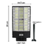 โคมไฟถนนโซล่าเซลล์ รุ่น ECO-BM24 15000W (24 ช่อง)(แสง : ขาว)