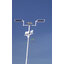 ไฟสปอตไลท์โซล่าเซลล์ 300 Watt กล่องสีน้ำตาล (เปิดได้ 3 แสง)