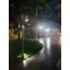 โคมไฟกิ่งโซล่าเซลล์ 48 SMD LED + Motion สีดำ (แสง เหลืองวอมไวท์)