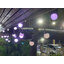 ไฟกระพริบโซล่าเซลล์ รูป ปิงปอง 18 ชิ้น แบบแขวนราว (เเสง : เหลืองวอมไวท์ + หลากสี)