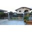โคมไฟหัวเสาโซล่าเซลล์ ทรงกลมฐานสเเตนเลส (35 ซม.) + Remote (เปิดได้ 3 แสง)+AC