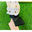 ไฟปักสนามโซล่าเซลล์ น้องหมา 1 LED (แสง : เหลืองวอมไวท์) 1 แถม 1