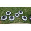 ชุดเสาพร้อมโคม SET A (โคมไฟโซล่าเซลล์ UFO SLT39-300W + เสาเหล็กดำสูง 2.82 เมตร)(เปิดได้ 3 แสง)