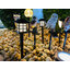 ไฟปักสนามโซล่าเซลล์ ทรงญี่ปุ่น 1 led (แสง : เหลืองวอมไวท์) (1 เเถม 1)