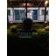 ไฟปักสนามโซล่าเซลล์ 18 smd led ทรงดอกไม้ (สีดำ) เเสง : เหลืองวอมไวท์