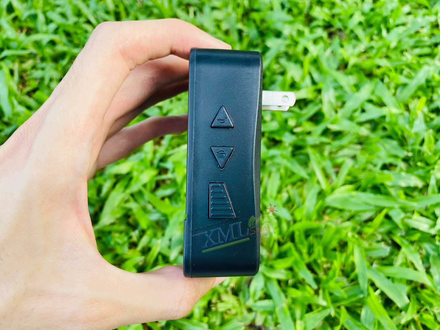 กริ่งโซล่าเซลล์ อเนกประสงค์ สีดำ (Solar Doorbell)