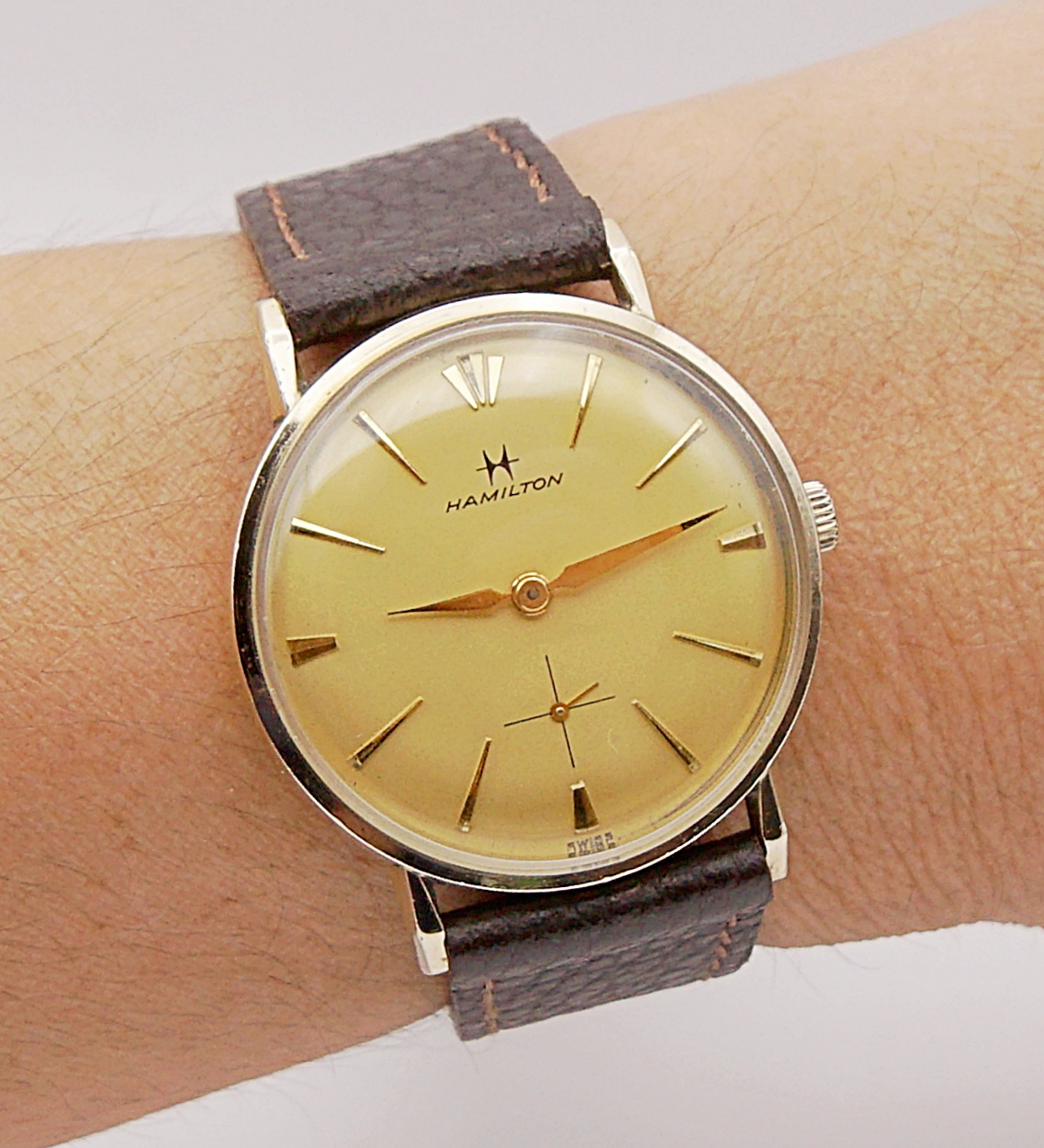 นาฬิกาเก่า HAMILTON ไขลาน