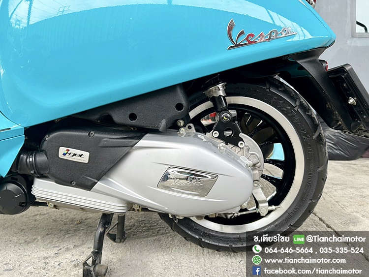 ★ดาวน์8,000★VESPA SPRTNT125 IGETABS ปี 67 สีฟ้าสดใส วิ่งเพียง 9000 กิโล ชุดสีสวยเป๊ะ เครื่องดี ศูนย์ดี ราคา 79,900